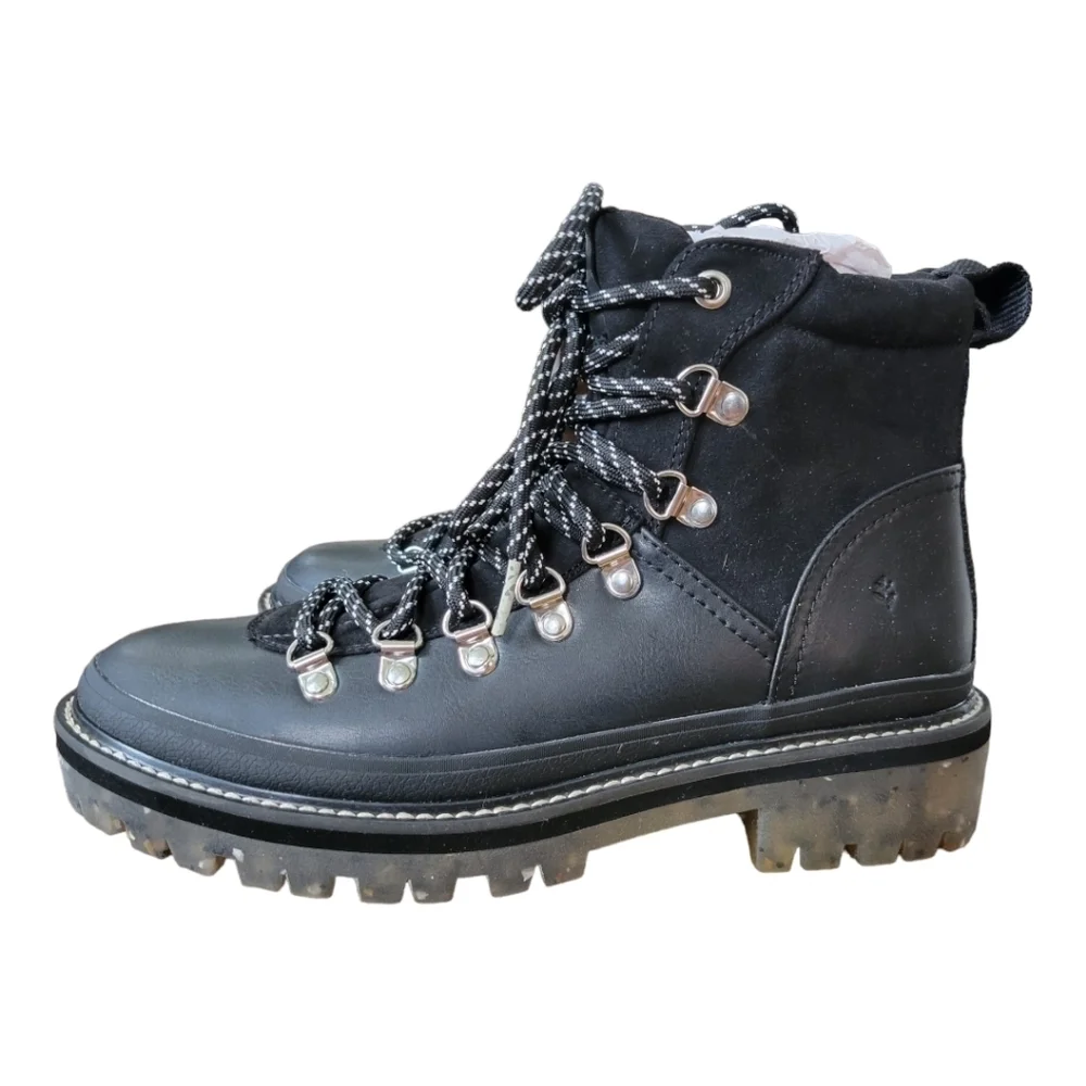Steve Madden‎ Womens Bunii Faux Leather Combat & Lace-up Boots 7.5 - Picture 10 of 15
